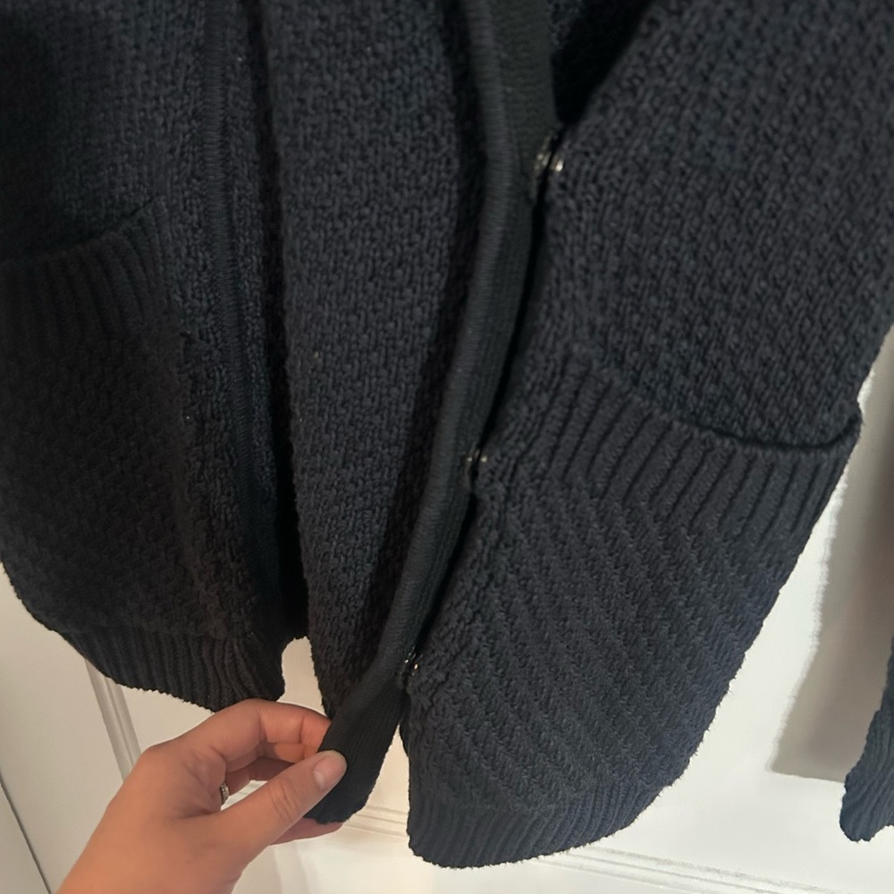 Lululemon Post Practice Deep Navy Cardigan Sweater - Picture 4 of 8
